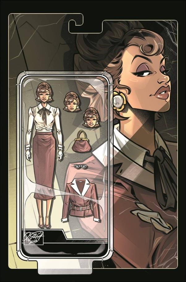 Disney Villains: Cruella De Vil issue 5-E Miriana Puglia Virgin Action Figure 1:10 Cover