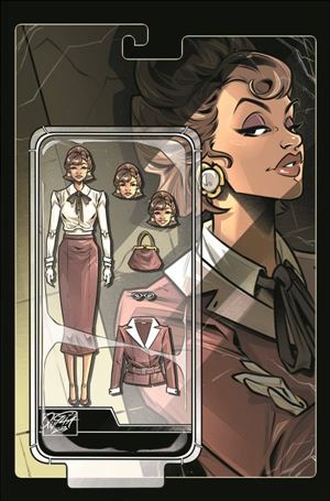 Disney Villains: Cruella De Vil issue 5-E Miriana Puglia Virgin Action Figure 1:10 Cover
