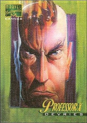 1995 Marvel Masterpieces (Canvas Subset) card 15 Professor X