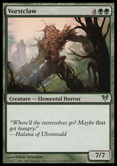 Magic the Gathering: Avacyn Restored (Base Set) card 201 Vorstclaw