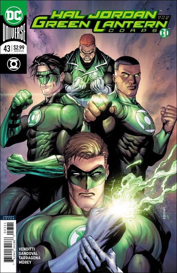 Hal Jordan and the Green Lantern Corps issue 43-B Tyler Kirkham Cover