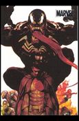 Marvel Heroes and Villains (Silver Foil Parallel Base Set) card 40 Moon Knight vs Venom