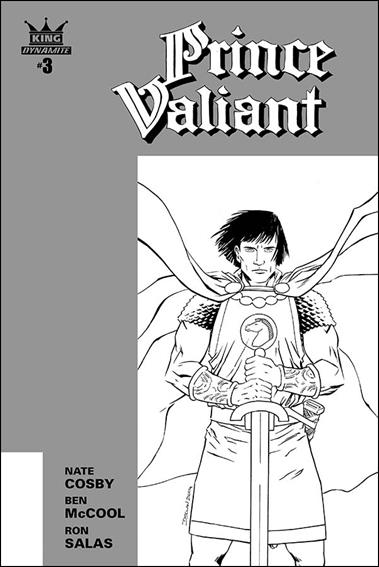 King: Prince Valiant issue 3-B Declan Shalvey 1:10 Black & White Cover