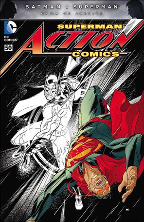 Action Comics (2011) issue 50-D Unbagged Martin Ansin Character Spotlight Cover