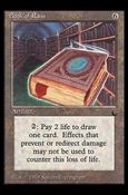Magic the Gathering: The Dark (Base Set) card 98 Book of Rass