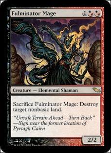 Magic the Gathering: Shadowmoor (Base Set) card 188 Fulminator Mage