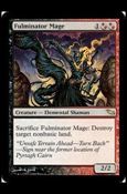Magic the Gathering: Shadowmoor (Base Set) card 188 Fulminator Mage