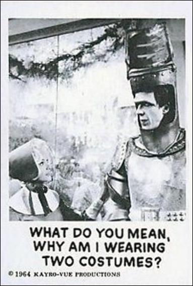 Munsters (Base Set) card 17 What do You Mean, Why am I Wearing Two Costumes?