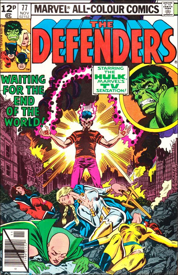 Defenders (1972) issue 77-B UK Price Cover