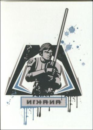 Star Wars: The Clone Wars Trading Card Stickers (Temporary Tattoos Subet) card 5