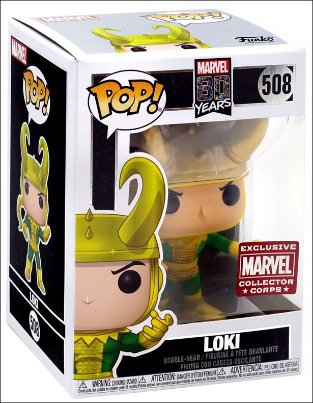 POP! Marvel figure 508 Loki