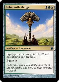 Magic the Gathering: Duel Decks: Ajani vs. Nicol Bolas card 28 Behemoth Sledge