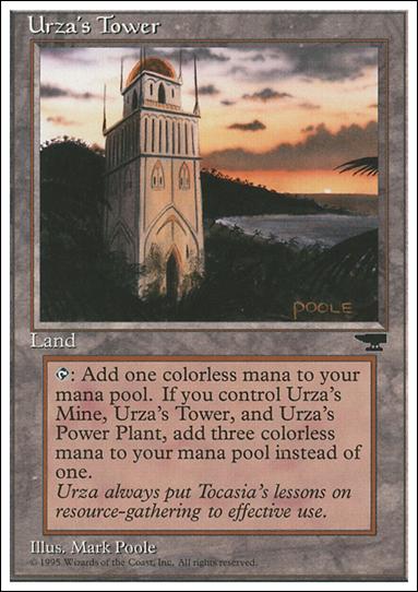 Magic the Gathering: Chronicles (Base Set) card 116-D Urza's Tower