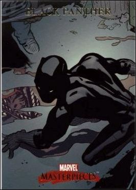 2007 Marvel Masterpieces (Base Set) card 10 Black Panther