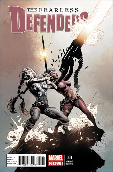 Fearless Defenders issue 1-B Mike Deodato Jr. 1:50 Cover