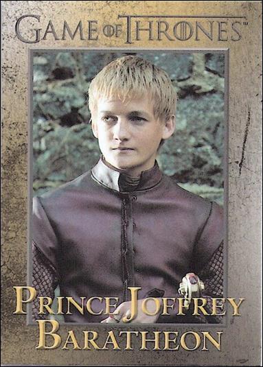 Game of Thrones: Season One (Base Set) card 35 Prince Joffrey Baratheon