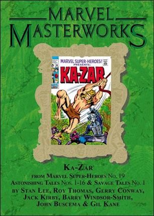 Marvel Masterworks: Ka-Zar issue 1-B Marble Dust Jacket Vol 190