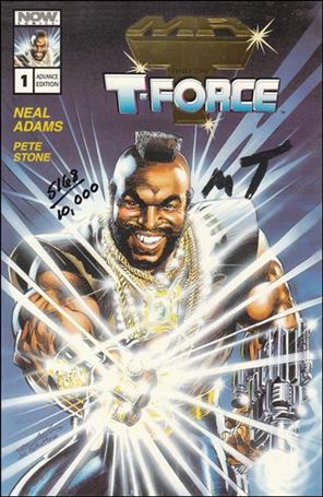 Mr. T and the T-Force issue 1-E Advance Edition (Signed by Mr. T) 1/10000 Cover