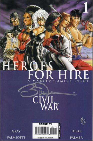 Heroes for Hire (2006) issue 1-D Dynamic Forces (Signed by Billy Tucci) 1/60