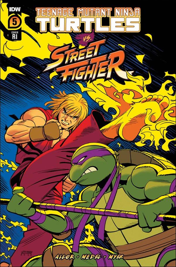 Teenage Mutant Ninja Turtles vs. Street Fighter issue 5-F Leonardo Romero 1:100 Cover