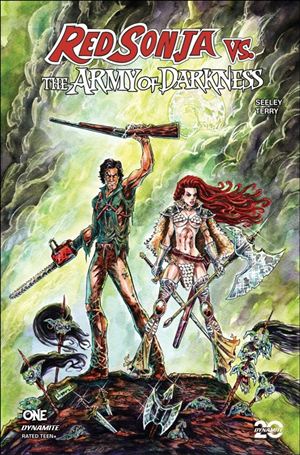 Red Sonja vs. the Army of Darkness issue 1-D Nikkol Jelenic Cover