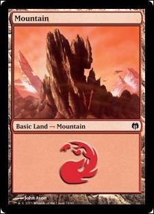 Magic the Gathering: Duel Decks: Heroes vs. Monsters (Base Set) card 74 Mountain