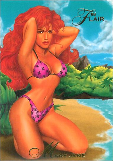 Marvel Annual Flair '94 (Base Set) card 24 Mary Jane