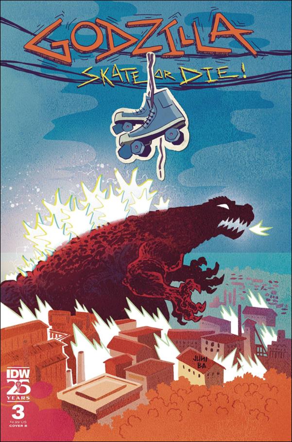 Godzilla: Skate or Die issue 3-B Juni Ba Cover