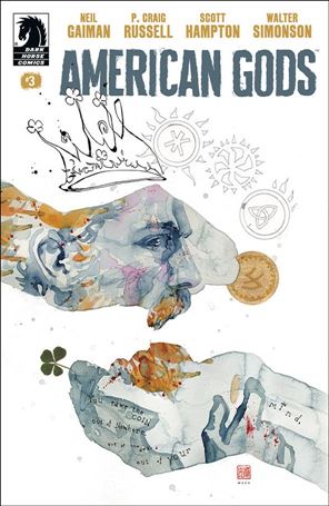 American Gods issue 3-B David Mack Cover