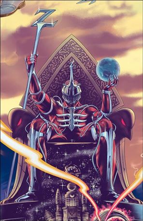 Mighty Morphin Power Rangers issue 17-D Steve Morris 1:20 Cover