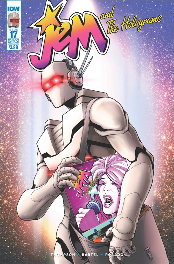 Jem and the Holograms issue 17-C Andrew Griffith ROM Subscription Cover