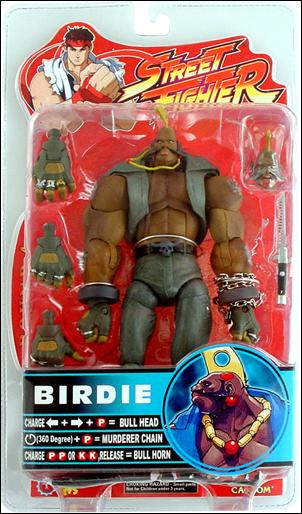 Street Fighter (Round 4) figure 2-B Birdie (Black Wrist and Yellow Mohawk)