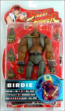 Street Fighter (Round 4) figure 2-B Birdie (Black Wrist and Yellow Mohawk)