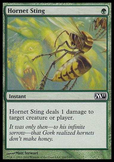 Magic the Gathering: 2011 Core Set (Base Set) card 181 Hornet Sting