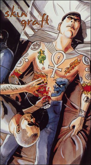Vertigo Trading Cards (Base Set) card 77 Skin Graft