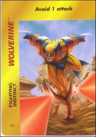 Marvel OverPower (Base Set) card nn231 Wolverine: Fighting Instinct