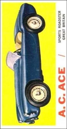 Sports Cars (1961) (Base Set) card 8 A.C. Ace Sports Roadster  