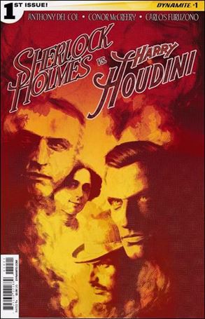Sherlock Holmes vs. Harry Houdini issue 1-B Aaron Campbell Cover