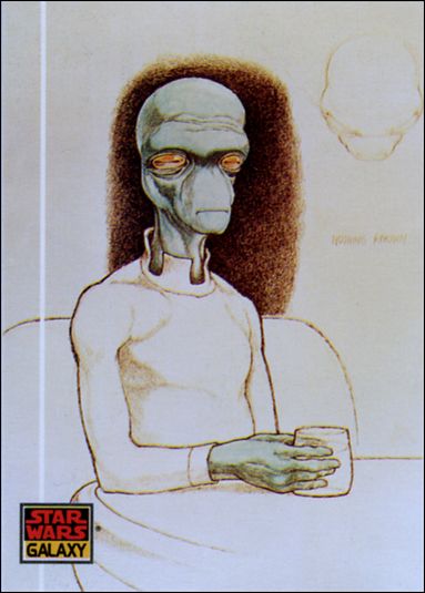 Star Wars Galaxy: Series 1 (Base Set) card 17 Ron Cobb