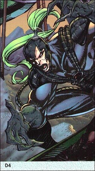 WildC.A.T.s '94 (Double-Sided Chromium Card Subset) card D4 Warblade