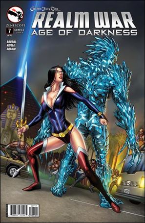 Grimm Fairy Tales Presents Realm War: Age of Darkness issue 7 Mike Miller Cover