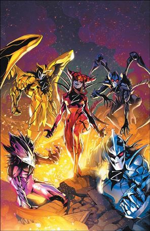 Mighty Morphin Power Rangers issue 53-D Jamal Campbell 1:25 Vrigin Cover