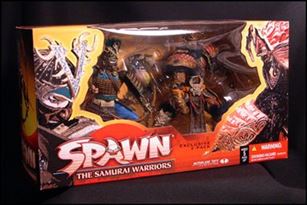 Spawn Samurai Warriors 2-Figure Box Set figure 1 Samurai Spawn And Takeda 2-Pack