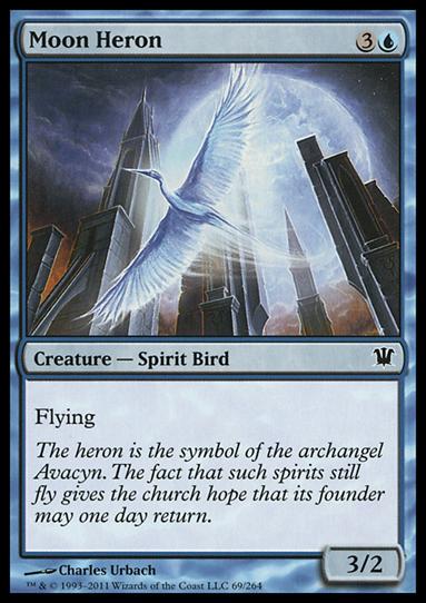 Magic the Gathering: Innistrad (Base Set) card 69 Moon Heron
