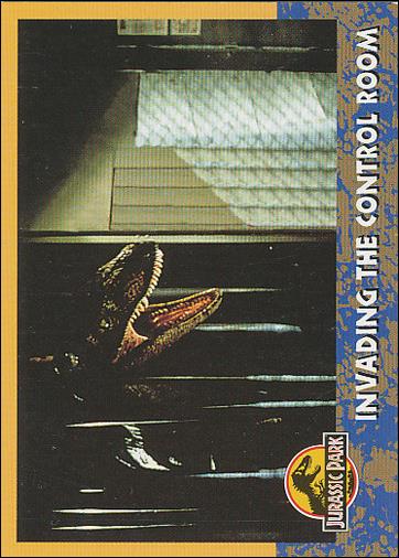 Jurassic Park (Base Set) card 61 Invading the Control Room