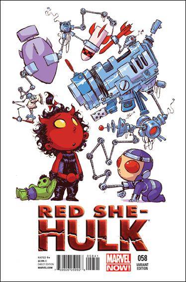 Red She-Hulk 58-D by Marvel