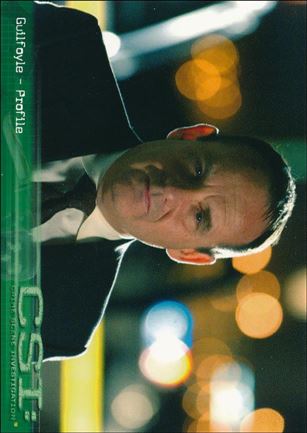 CSI: Crime Scene Investigation - Series One (Base Set) card 69 Guilfoyle - Profile