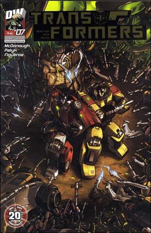Transformers Generation One (2004) issue 7-C Pacific Productions Gold Foil Cover 1/250 w/ COA