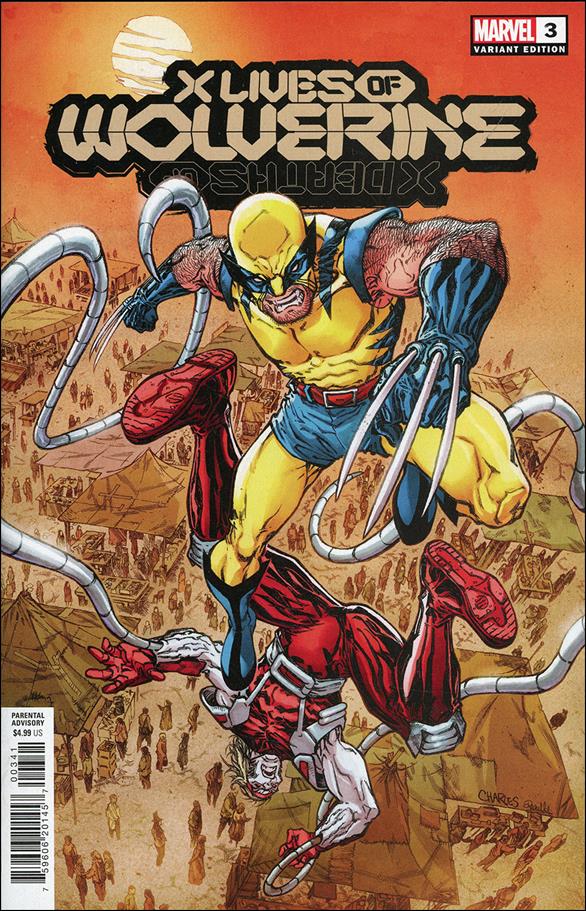 X Lives of Wolverine issue 3-C Kyle Charles Cover