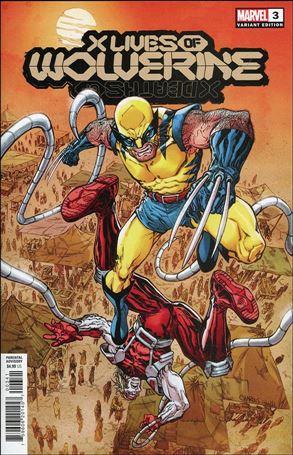 X Lives of Wolverine issue 3-C Kyle Charles Cover
